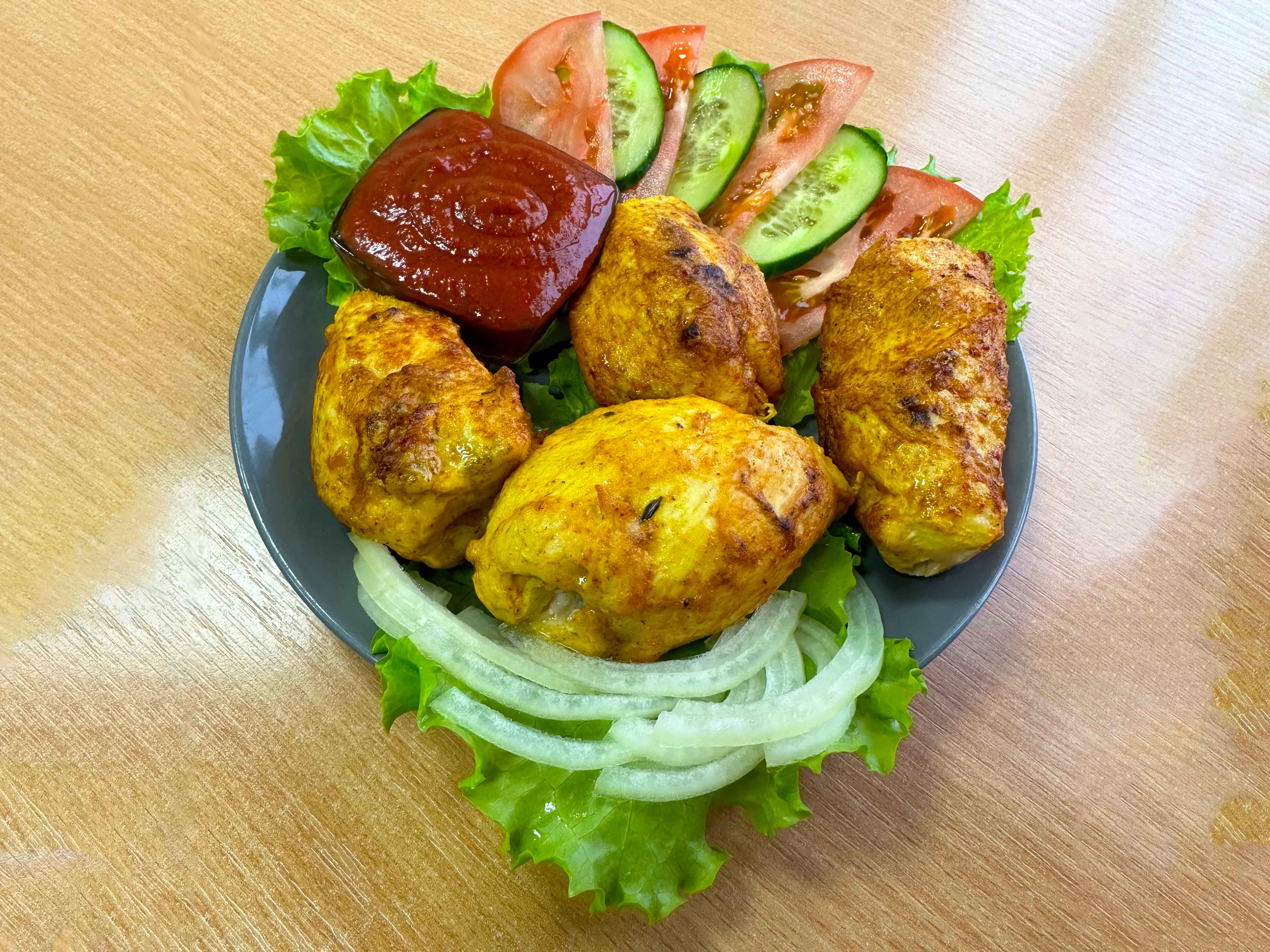 шашлык из куриной грудки